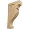 Ekena Millwork 3 1/8"W x 10"D x 18"H Extra Large Rockport Wood Corbel, Cherry CORW03X10X18RKCH - alternate 1